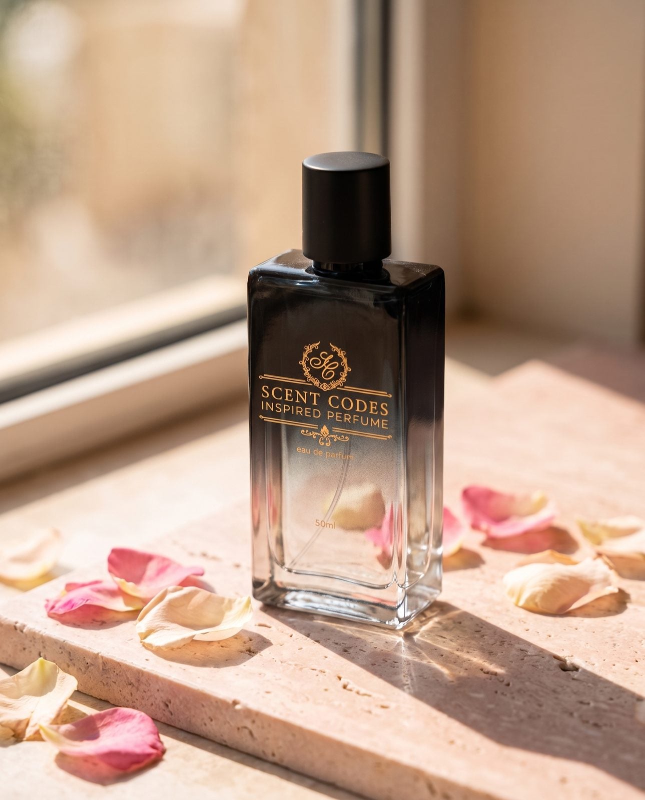 Fragrance 50ml — floral wears closest to bare skin, at the wrist and the base of the throat.